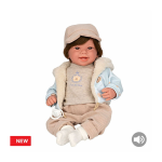 GIOCHERIA POS240121 ARIAS BEBE' TOMMY 42 CM 