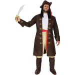 COSTUME CAPITANO DEI PIRATI TAGLIA M 44/46 COD.4216
