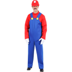 COSTUME MARIO ADULTO TAGLIA XL 52/54 COD.F3374