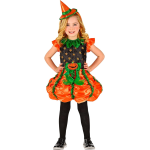 WIDMANN 01855 COSTUME STREGA ZUCCA SIZE 116 4/5 ANNI