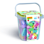 UNICO PLUS 8504-00SC Mattoncini 60 PEZZI compatibili in secchio contenitore - 18 MESI+