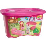 UNICO PLUS 8938-0MAX SECCHIELLO MATTONCINI MAXIMILLIAN FAMILIES, 40 Pezzi Costruzioni - 18 MESI+