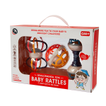 GIOCHERIA GGI240146 GIO BABY SONAGLI SET 3 PEZZI - 0 MESI+