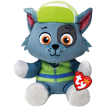 PAW PATROL T 44019 PELUCHE ROCKY 22 CM. - Eroi della Squadra dei Cuccioli in Versione Floppy, Morbido Peluche da Collezionare
