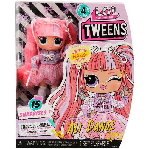 LOL SURPRISE TWEENS ALI DANCE, Serie 4 Fashion Doll 15 Sorprese e Favolosi Accessori Da Sfoggiare; Età: 4+