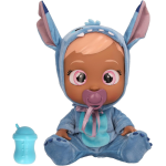 IMC 88933 CRY BABIES STICH,  Vestita con l'Iconico Pigiama Blu, Piange Lacrime Vere Suoni Realistici di Bebè- 18 MESI+