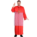 COSTUME CARDINALE ADULTO TAGLIA M 44/46 COD.3009