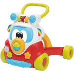 CHICCO 11335 Primi Passi per Bambini Happy Hippy 2in1 con Centro Attività Manuali, Pulmino Primi Passi - 9-24 MESI