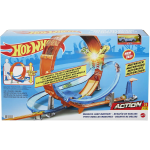 MATTEL HCB00 HOT WHEEELS Playset Schianti Acrobatici del Loop Gigante da 71 cm Pista Macchinine con Veicolo e Lanciatore
