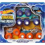 MATTEL HTJ29 - HOT WHEELS MONSTER TRUCK - Set con Tiger Shark e Mega-Wrex in Scala 1:64
