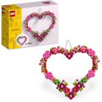 LEGO 40638 CUORE ORNAMENTALE, per Bambine e Bambini da 9 Anni in su, Decorazione per la Camera da Letto o per la Casa