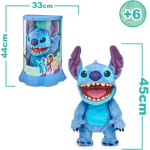 GIOCHERIA TTC29000 STICH REAL FX DISNEY STICH, peluche interattivo da 45cm con 100 combinazioni di azioni e suoni