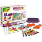 CRAYOLA 04-2951 SET CREATIVI - STAMP & COLOURING KIT, Set Timbra & Colora, con Stampini e Pastelli a Cera