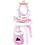 SMOBY 320250 SPECCHIERA PRINCIPESSE 2 IN 1, con sgabello, specchio girevole, da specchiera a tavolo