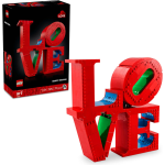 LEGO 31214 LOVE ROBERT INDIANA, Modellino da Costruire Iconica Scultura Pop di Robert Indiana - Hobby Creativo per Adulti 