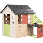 SMOBY 810739 CASA NATURA, Life Casetta Natura con cucina, dai 2 anni, con accessori