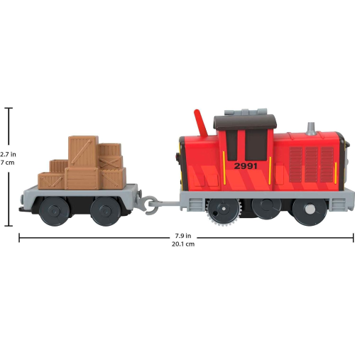 FISHER PRICE HMC21 THOMAS E FRIENDS, SALTY - SELLY Locomotiva Motorizzata, PROTAGONISTI AMICI - 3 ANNI+