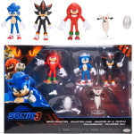 JAKKS 42408 SONIC 3 MOVIE PERSONAGGI, Sonic 3 Movie Multipack - Action Figure 6 cm Ispirate al Film - 3 ANNI+