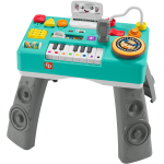 FISHER PRICE HRB60 Consolle per DJ Gioca e Impara, tavolino con tastiera musicale, luci, suoni e canzoncine - 6/36 MESI