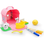 CRAYOLA 74-7432 WASHIMALS SET PARCO GIOCHI, Set Attività Colora Lava Ricolora con Cuccioli - 3 ANNI+