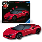 RAVENSBURGER 11576 PUZZLE 3D FERRARI SF90 Stradale,Modellismo da costruire, per Adulti e Bambini 8+ Anni