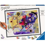 RAVENSBURGER 23651 CREART Kandinsky: Kit per Dipingere con i Numeri, Contiene Tavola Prestampata 30 x 40 cm