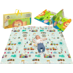 LIONELO 701938 TAPPETONE Robby Grande reversibile tappetino gioco e educativo 200x180cm neonati bambini