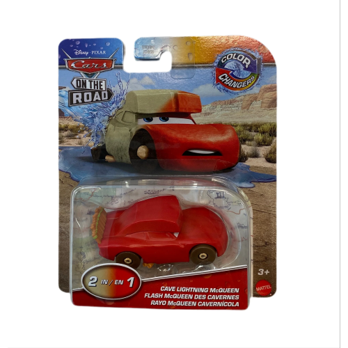 MATTEL JHG32 CARS CAMBIA COLORE, Disney Cars RAYO MCQUEEN CAVERNICOLA