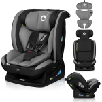 LIONELO 708777 CAR SEAT IZZY I-SIZE GRIGIO Seggiolino Auto per Bambini 40-150 cm, Montaggio con Cinture di Sicurezza